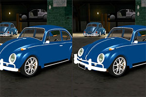 蓝色大众找不同