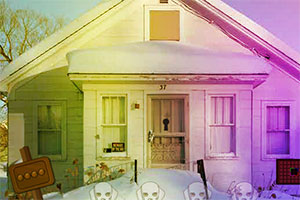 逃离冬天雪地屋