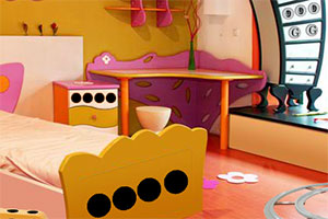 逃离温馨儿童房