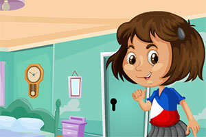 救援漂亮的女孩