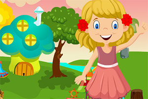 救援快乐小女孩