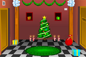 冬季圣诞屋逃生