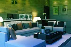 逃离壮观的房屋