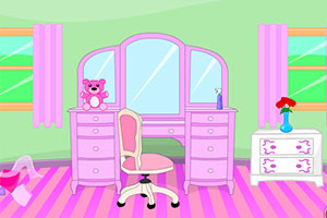 逃出可爱紫粉色房