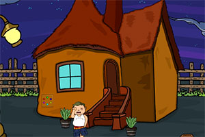 救援哭泣的男孩