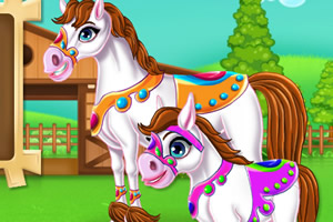 马妈妈和小马驹