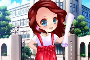 可爱女孩小小建筑师