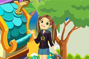 救援调皮的女孩