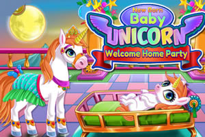 独角兽宝宝欢迎派对