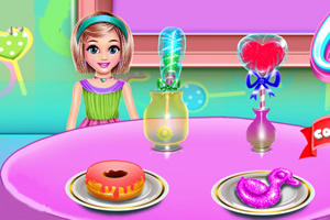 糖果店烹饪和清洁