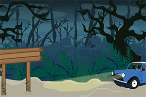 逃离吓人的沼泽地