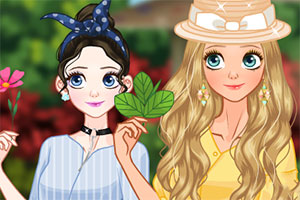 女孩的春季装扮