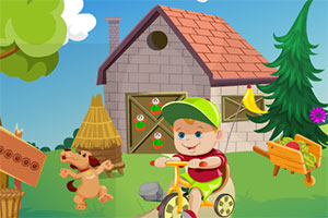 救援可爱小男婴