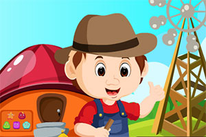 救援勤劳的农民