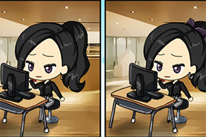 校园女生找不同