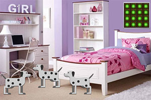 逃离女孩粉红家