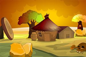 逃离沙漠小乡村