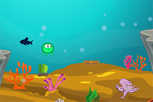 水下美人鱼逃脱