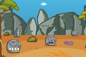 逃离原始时代森林