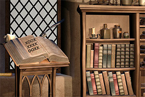 逃离老旧图书馆