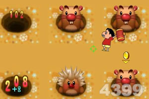 蜡笔小新打地鼠