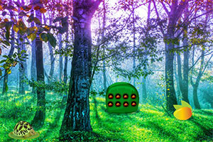 逃离清晨的森林