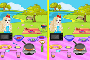 沙滩厨房找差异