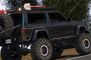 越野吉普车找轮胎