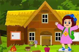 救援开心女学生