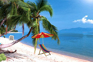 逃出海滩度假胜地