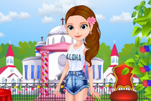 苏菲亚的休闲装