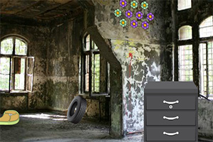 逃离废弃的建筑