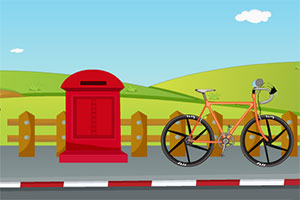 逃出轿车的女孩