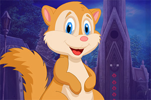 救援可爱小松鼠