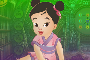 救援顽皮的小女孩