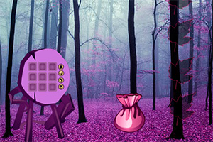 逃离梦幻紫色森林