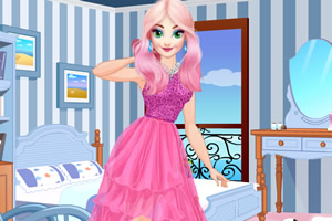 美丽公主的晚礼服