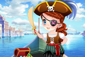 甜美小海盗装扮