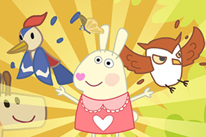 兔宝宝认识动物