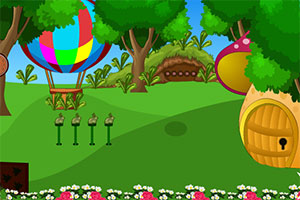 可爱的少女逃脱