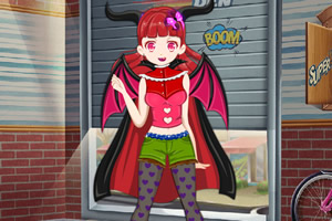 可爱萝莉的化妆舞会妆舞会