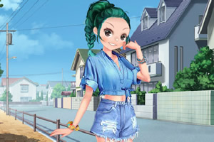 靓丽甜美小女孩