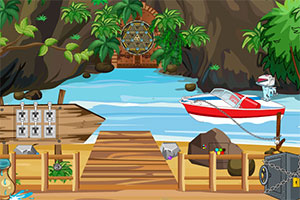 寻找山洞逃生道