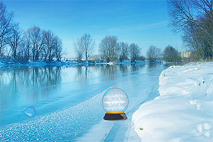 冰天雪地里逃脱