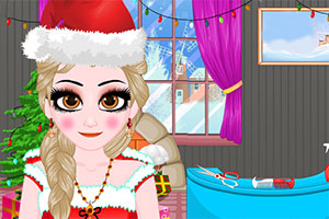 小女孩的圣诞装