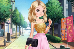 甜心女孩去逛街