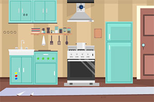 寻找厨房逃生门