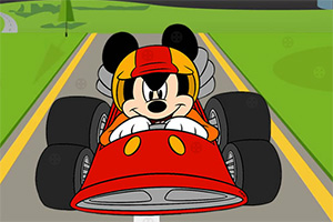 米奇赛车找轮胎