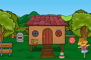 时尚的女孩逃脱