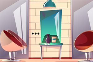 寻找美发室逃生通道